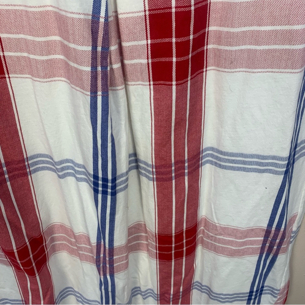 ZARA Check Plaid Flannel Midi Shirt Dress Trendy Oversized - Picture 12 of 14